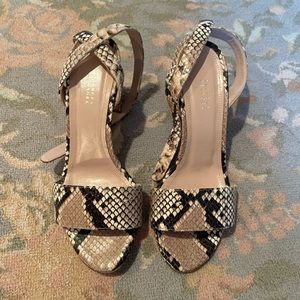 Women’s Shoes - Barneys NY, Skin Sandal, 3” Heel, Size 36